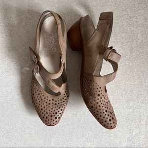 RIEKER Leather Shoes - Size 38